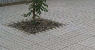 Качественная тротуарная плитка серого цвета в Михайловке в октябре